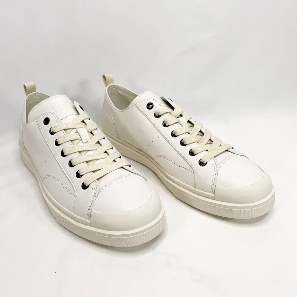COACH C114 Lo Top Sneaker White 10 D Mens Leather - Picture 3 of 8